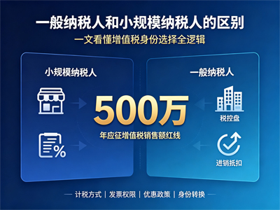一般纳税人和小规模纳税人的区别：一文看懂增值税身份选择全逻辑