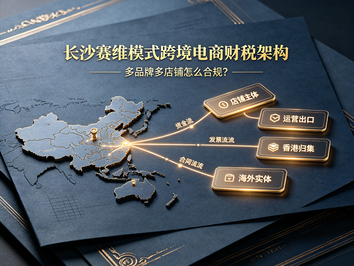 长沙赛维模式跨境电商财税架构