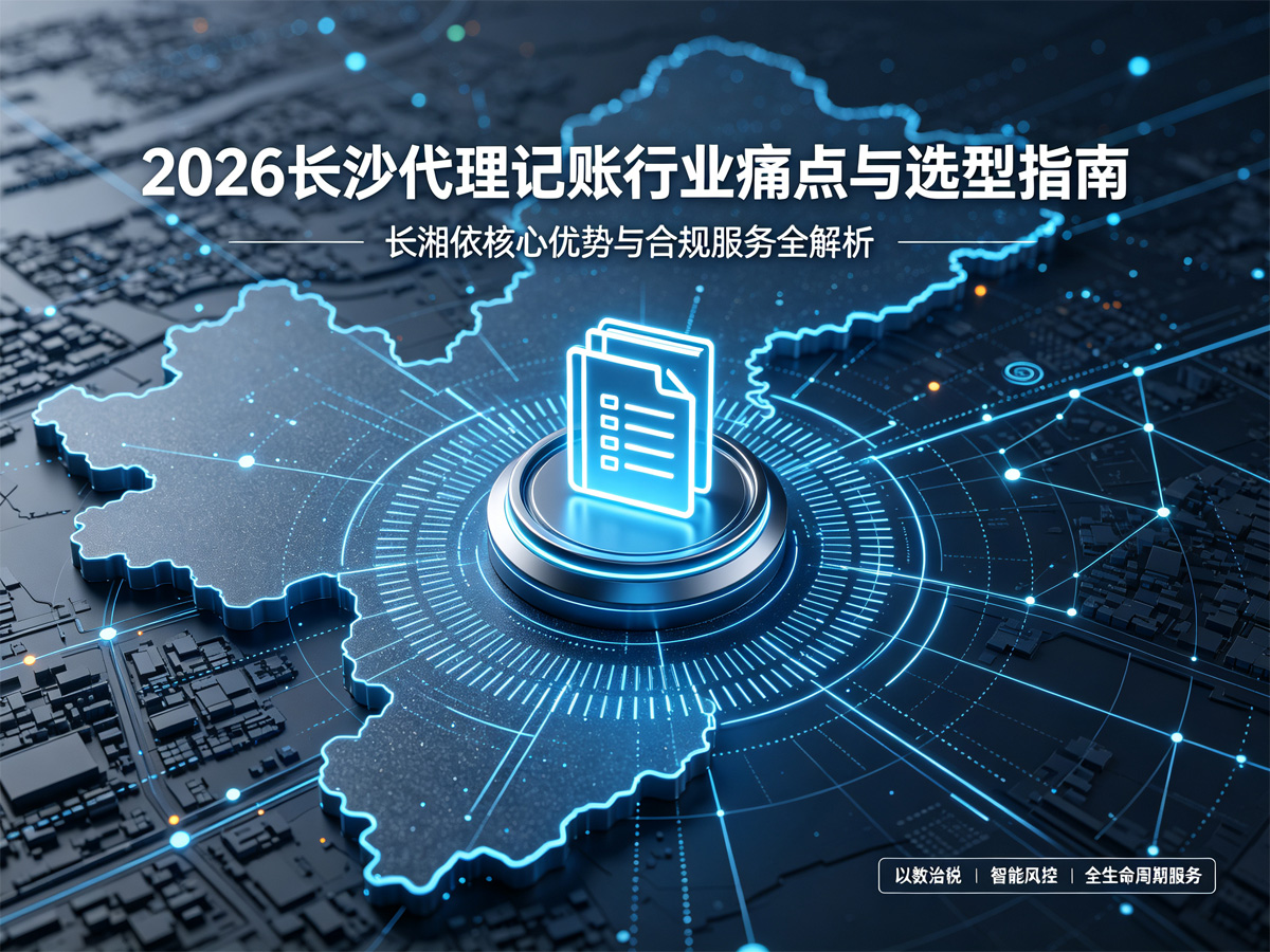 2026长沙代理记账行业痛点与选型指南