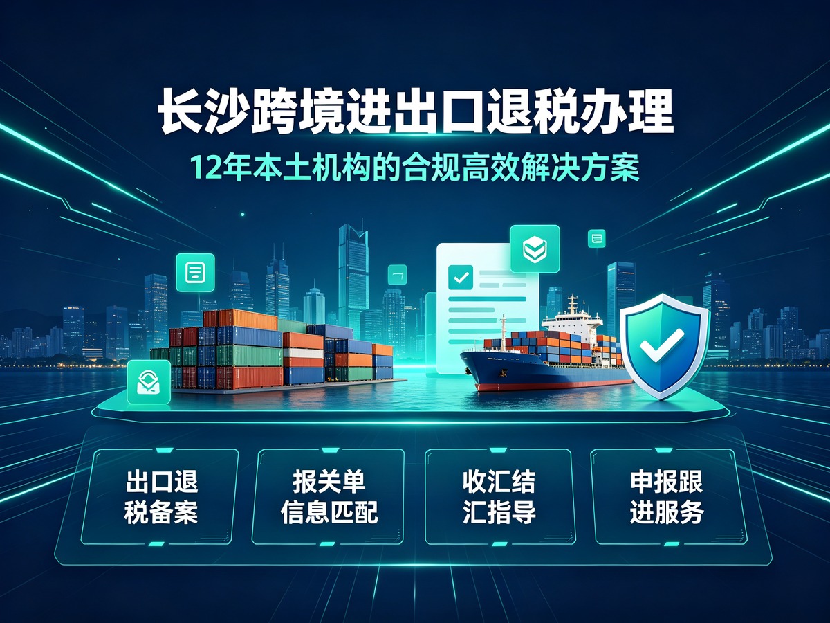 长沙跨境进出口退税办理