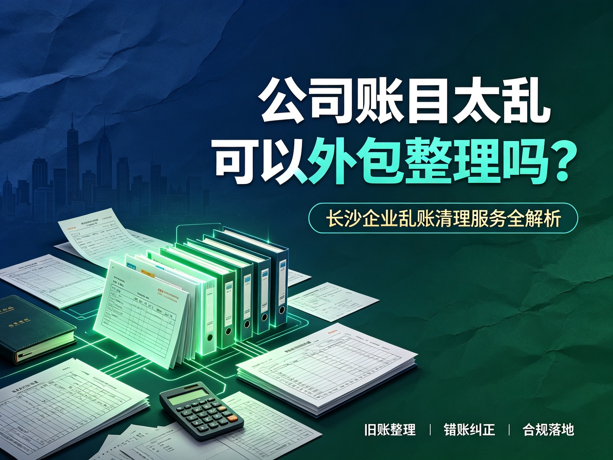 公司账目太乱可以外包整理吗？长沙企业乱账清理服务全解析