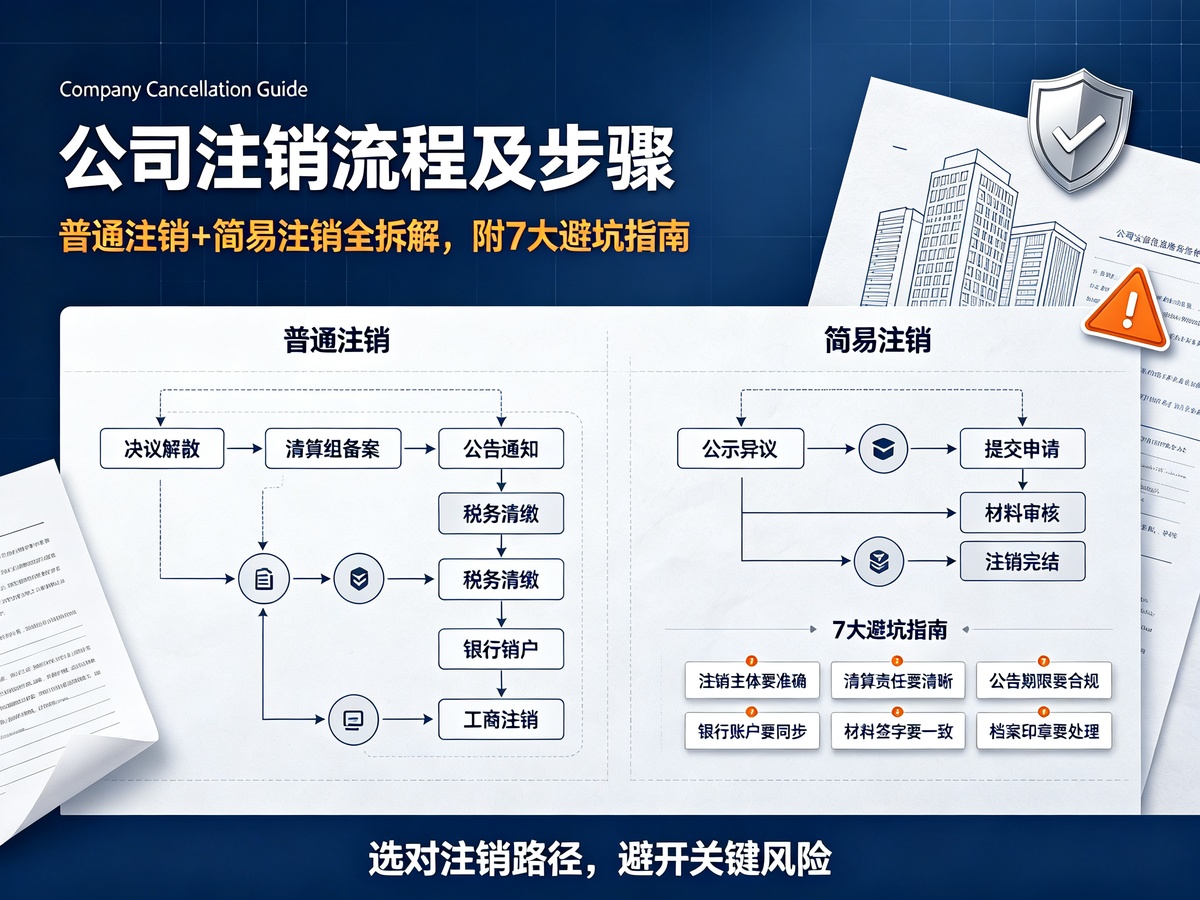长沙公司注销流程及步骤