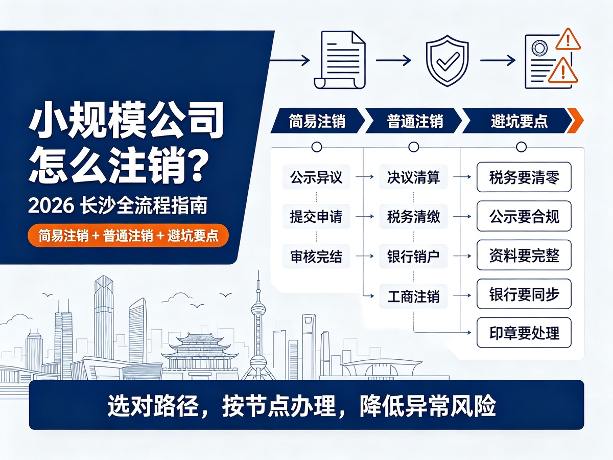 小规模公司怎么注销