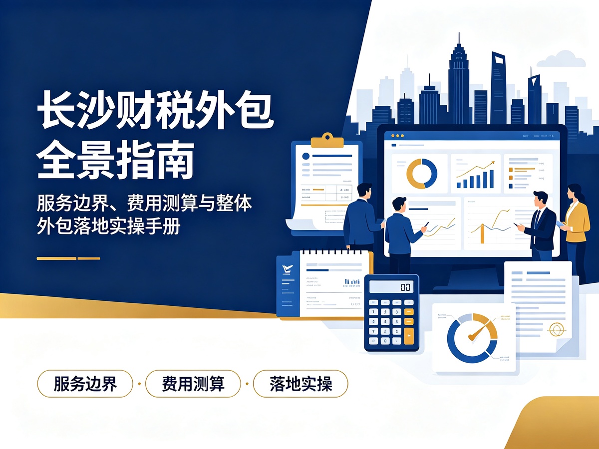 长沙财税外包全景指南：服务边界、费用测算与整体外包落地实操手册