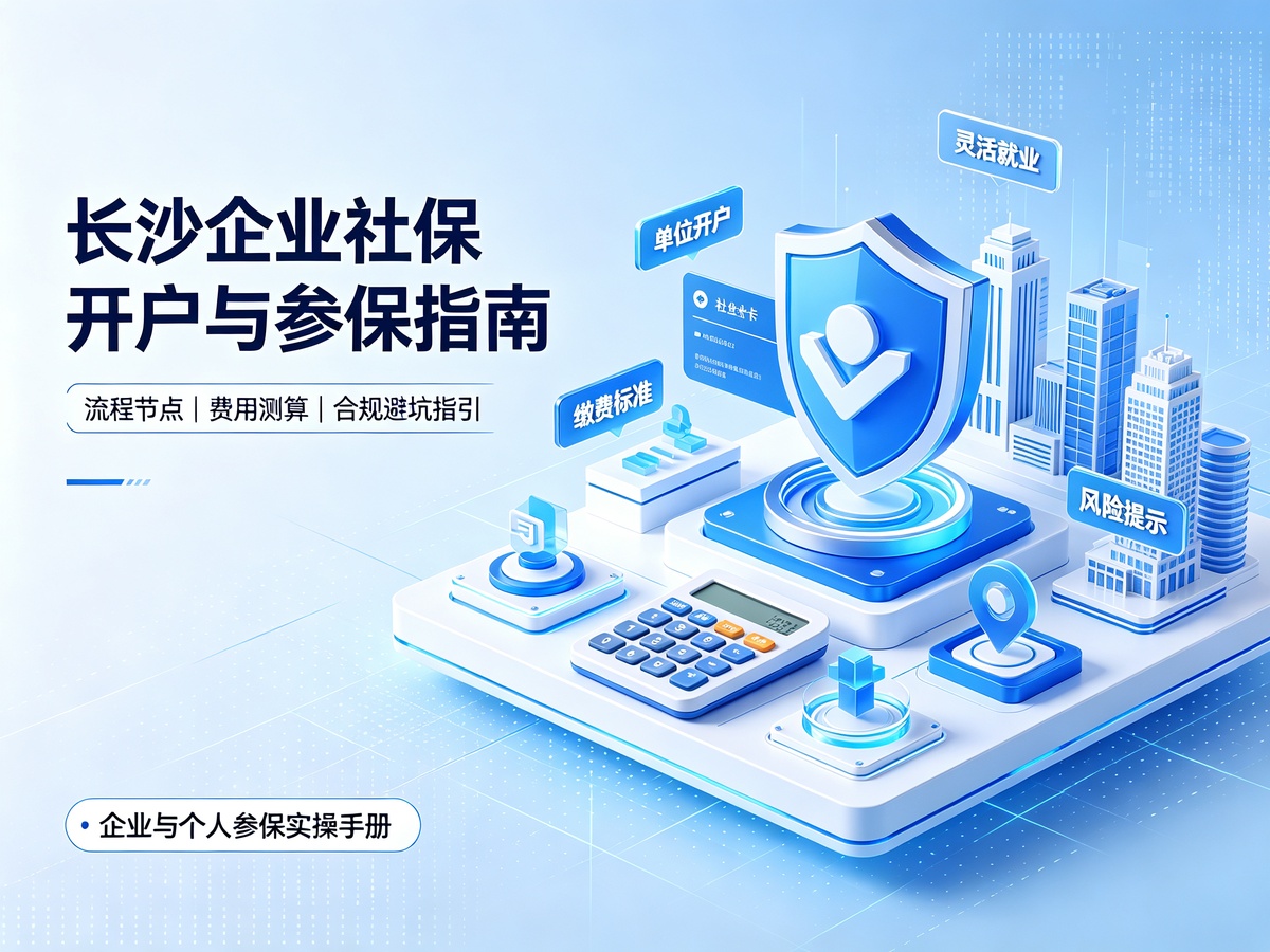 长沙企业社保开户与参保指南
