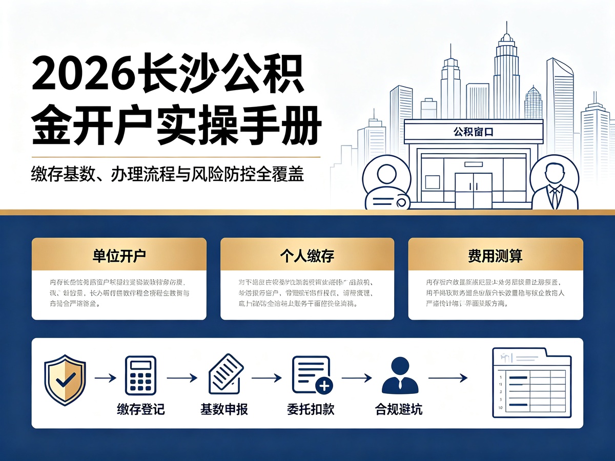 2026长沙公积金开户实操手册